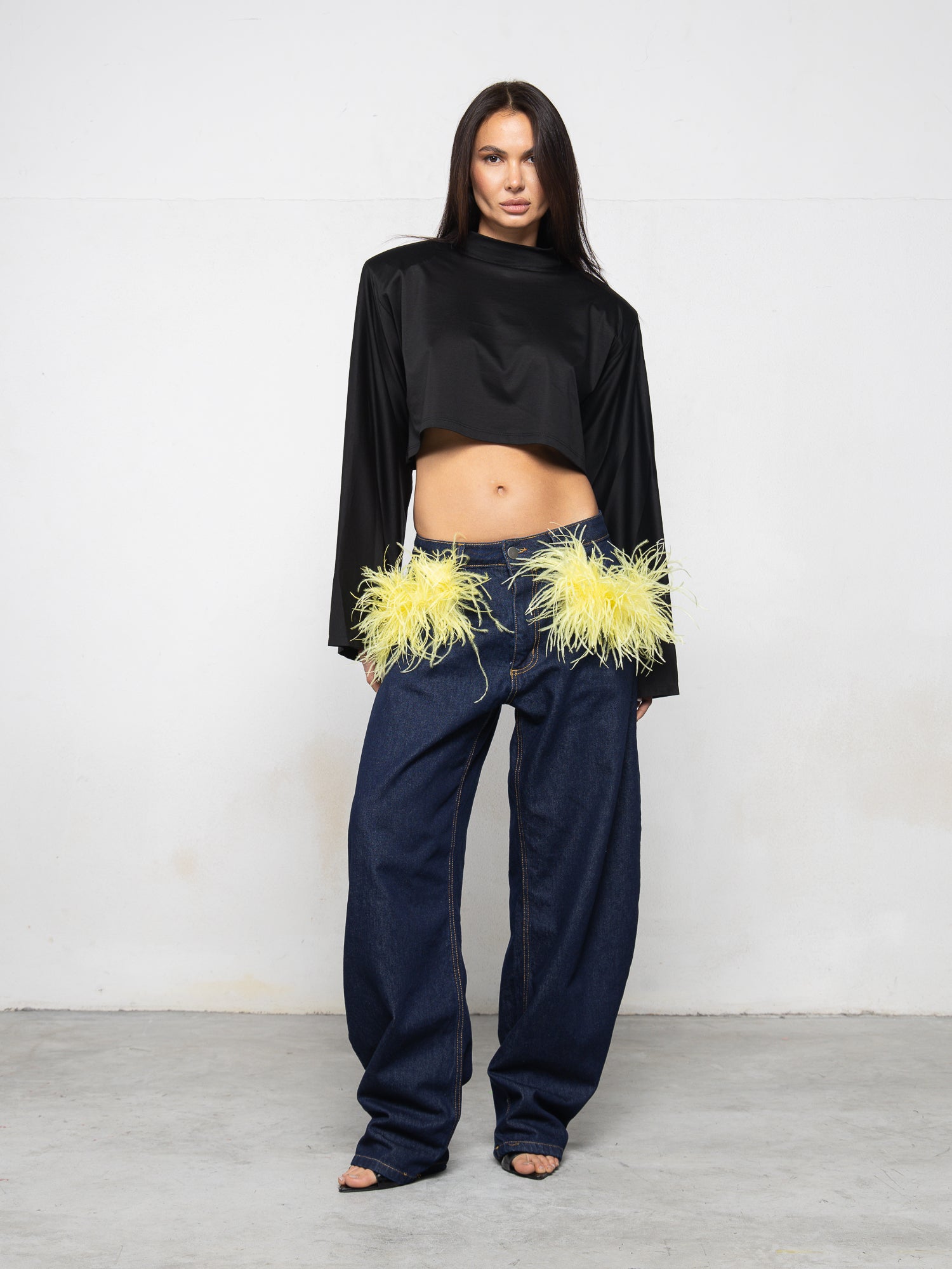 Maglia mini sospiro black