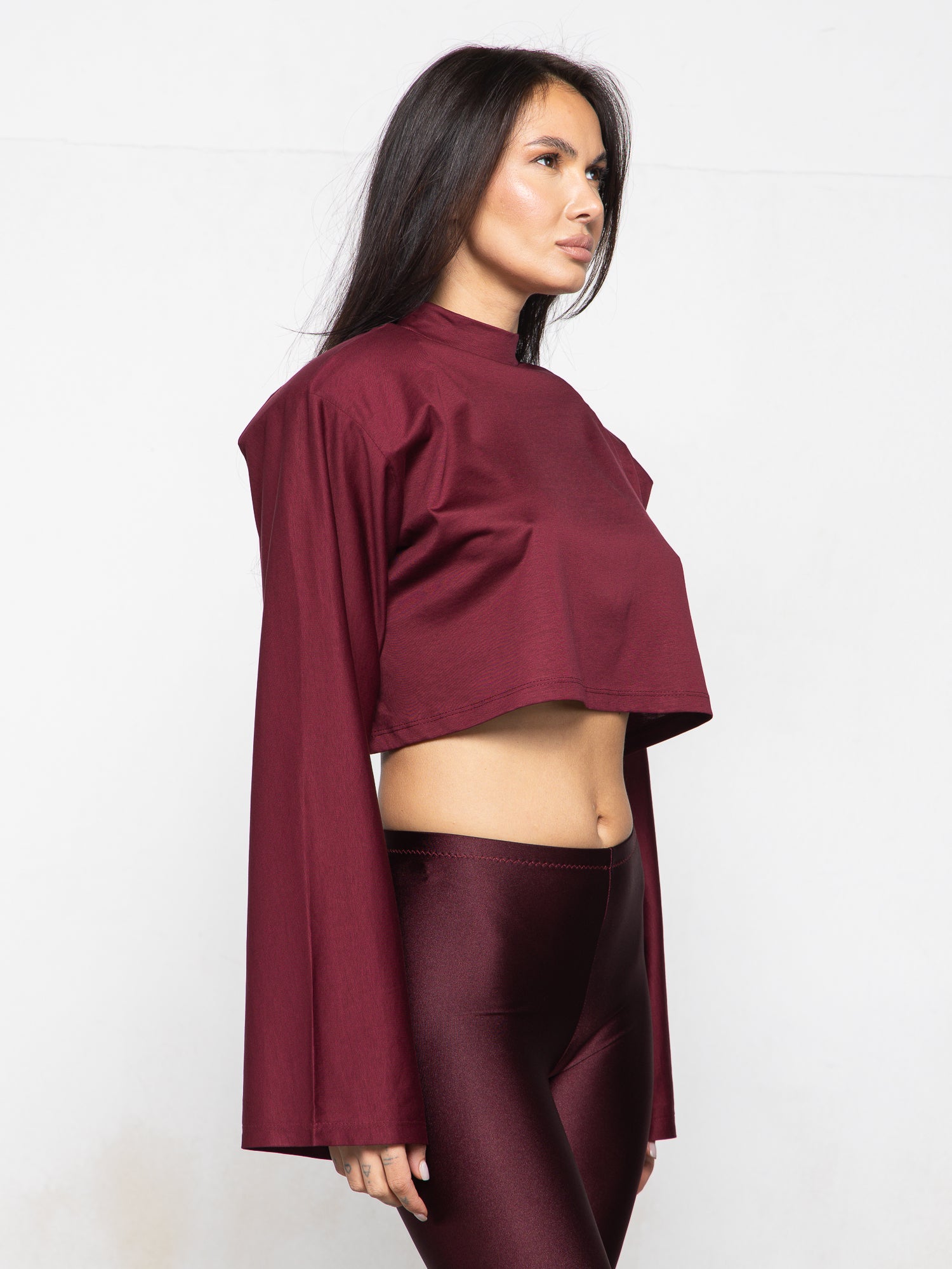 Maglia mini sospiro burgundy