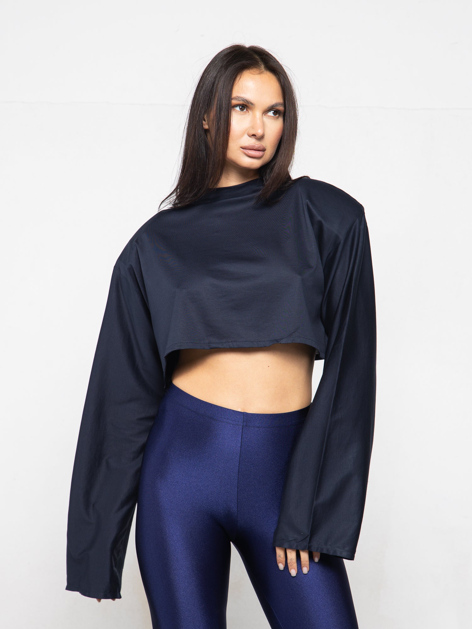 Maglia mini sospiro blu navy