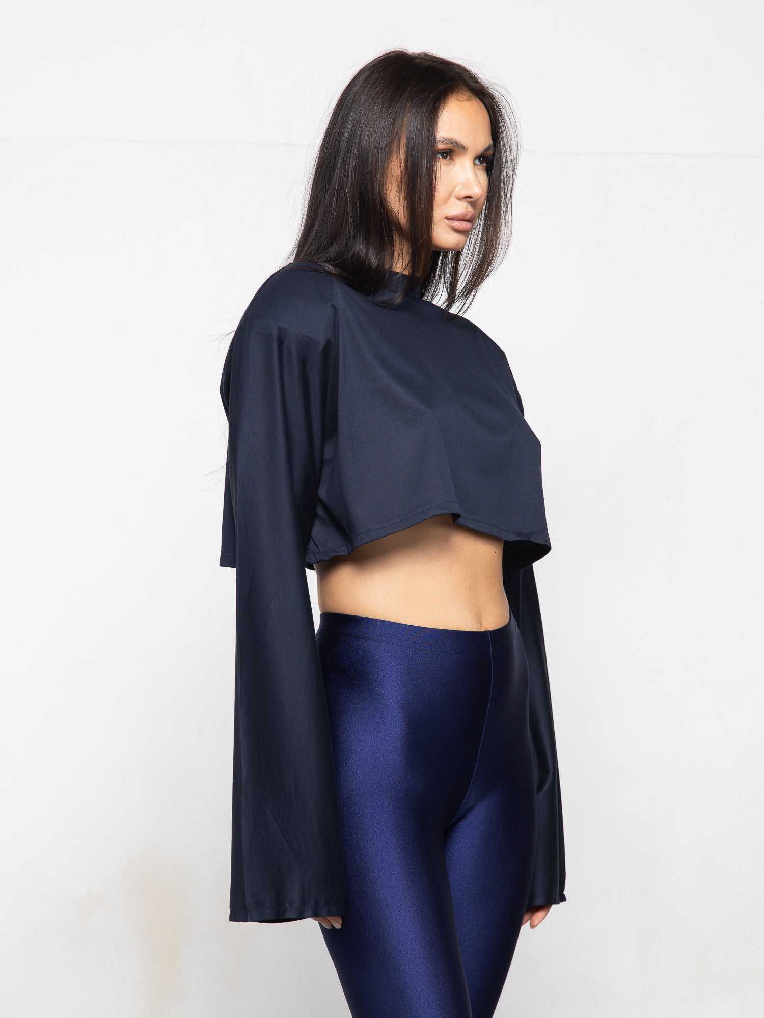 Maglia mini sospiro blu navy