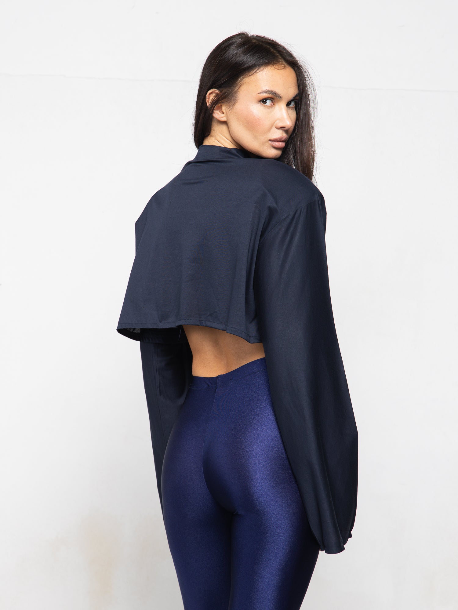 Maglia mini sospiro blu navy