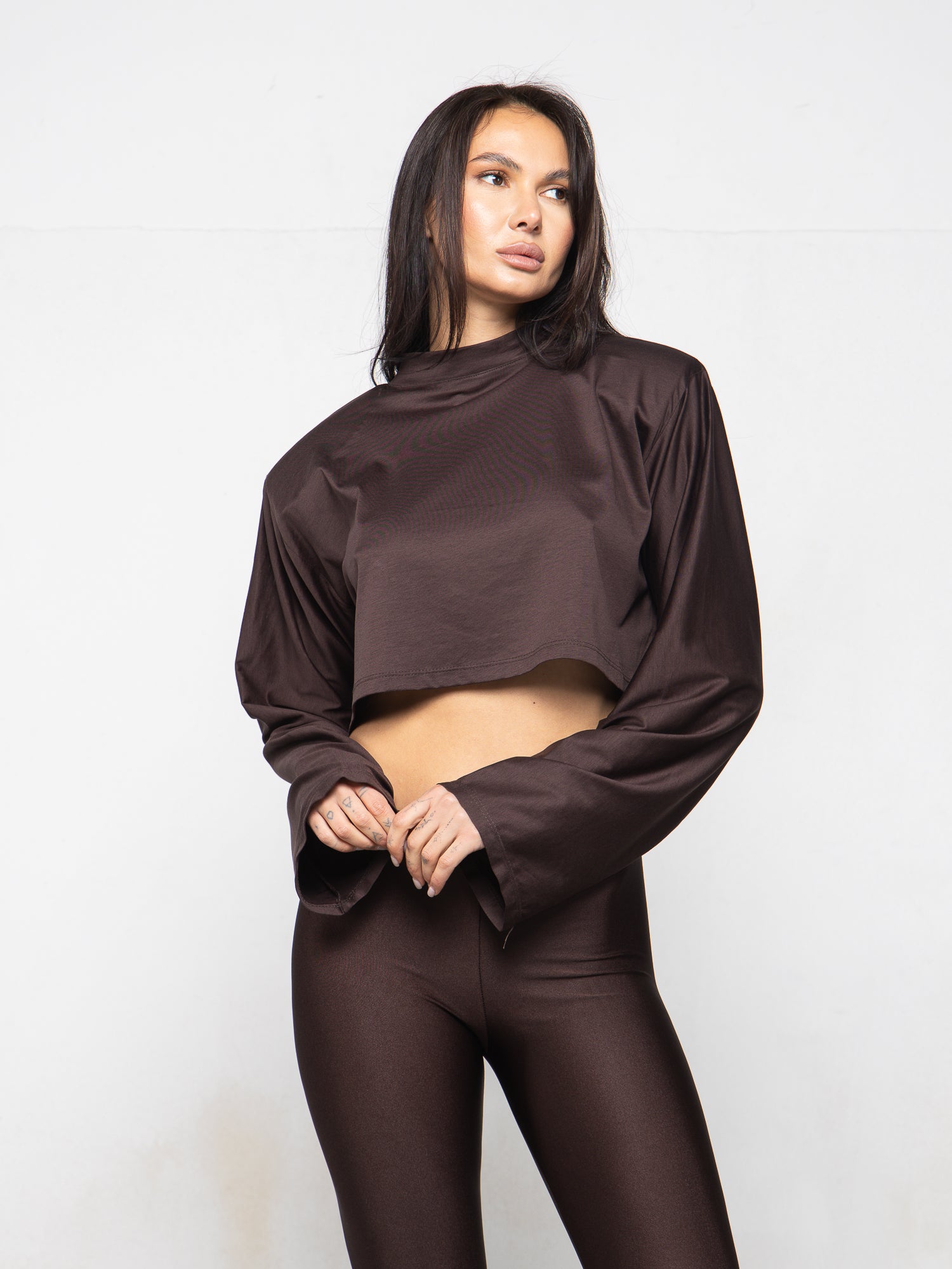 Maglia mini sospiro brown